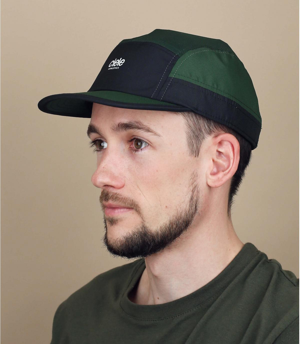 gorra 5 panel running - Alz Cap black 