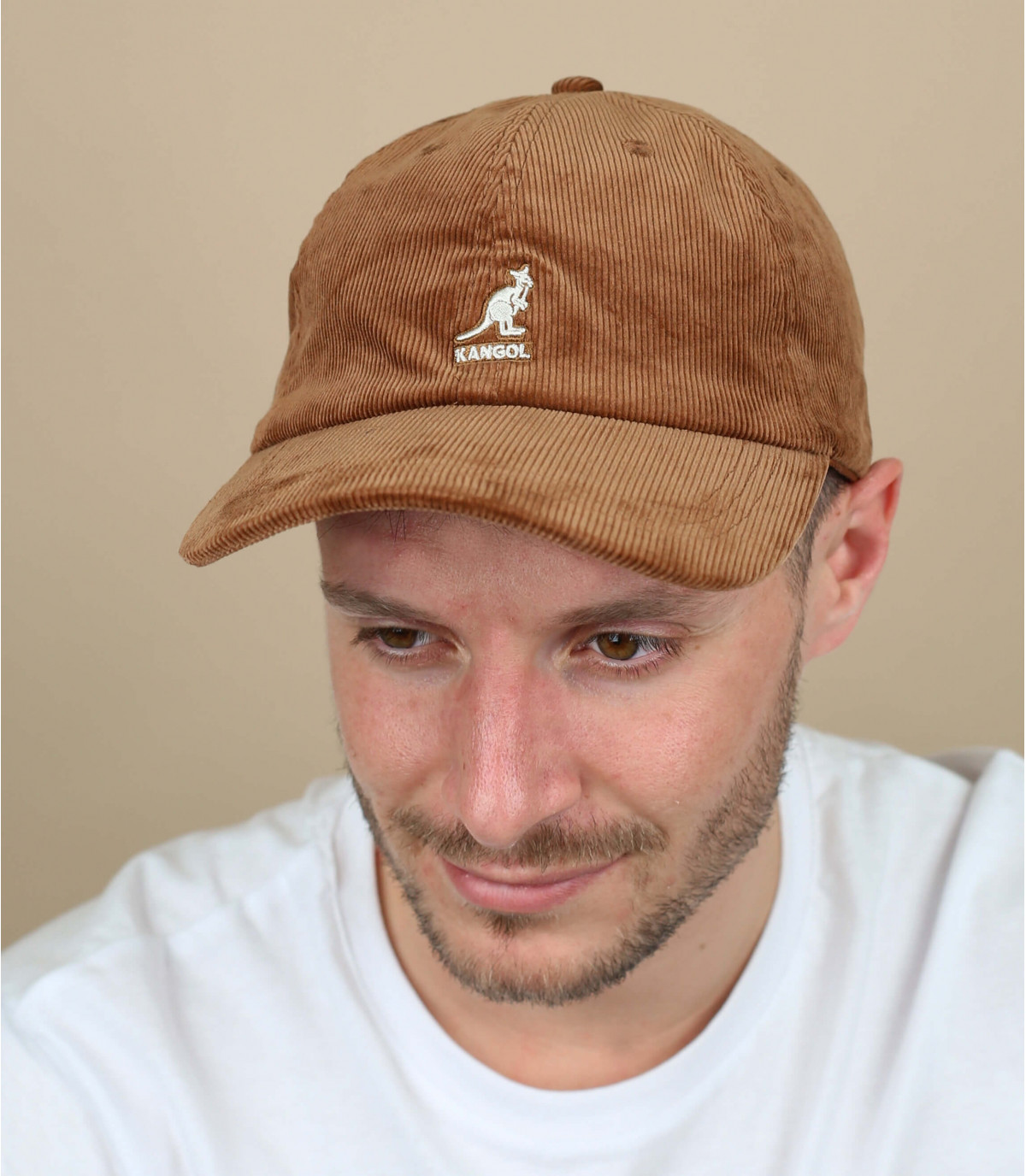 gorra pana marron Kangol - Cord Baseball Kangol : Headict