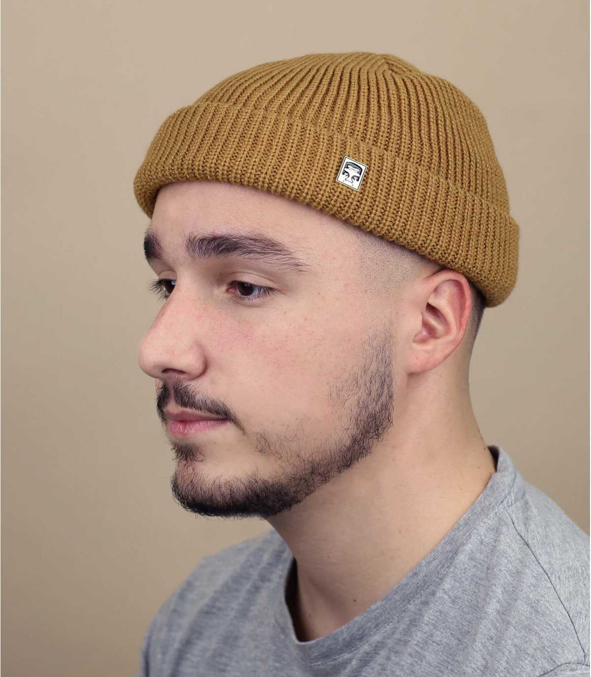 Micro Beanie brown sugar