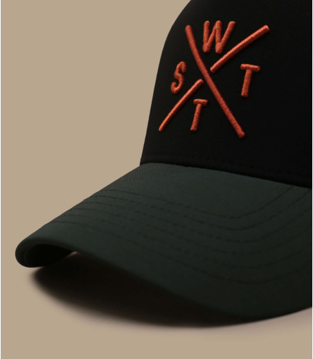 Gorra Negra Bordada Native Pride Cabeza De Vaca Longhorn